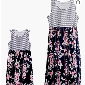 “Chicmatchy” Oehve mommy and me dresses (womens XL AND a girls 11-12)